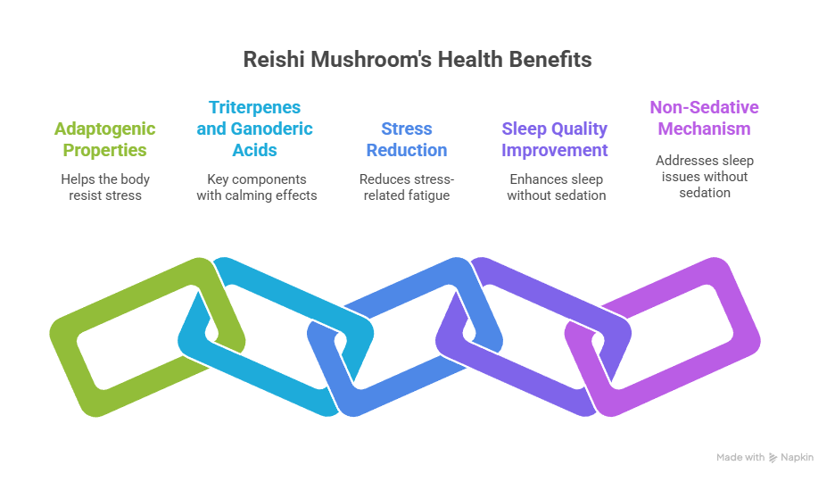 Reishi Mushroom_ Mechanism of Action - visual selection Гриб Рейши_ Механизм действия – визуальный выбор