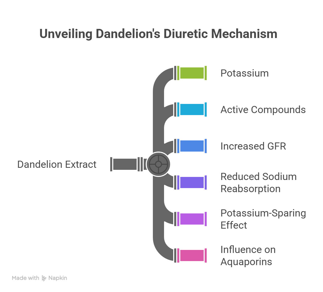 Экстракт одуванчика: природный диуретический механизм – визуальный выбор